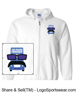 The Racing Trucker Zipper Sweat Design Zoom